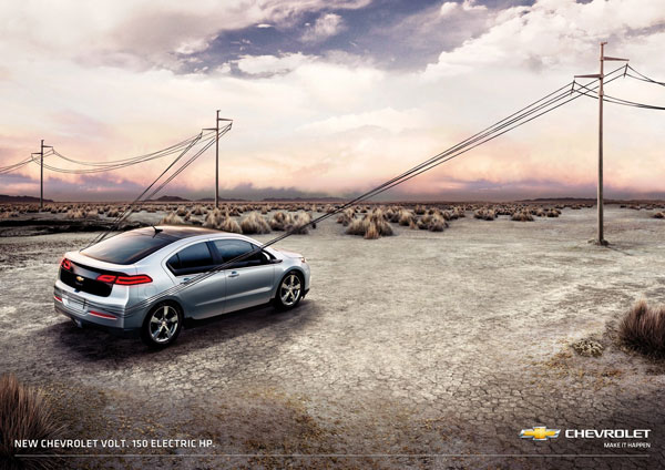 New-Chevrolet-Volt-150-electric-HP Advertisement Ideas: 500 Creative And Cool Advertisements