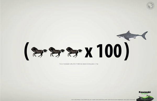 New-Kawasaki-Ultra-300-Power-developed-for-the-sea Advertisement Ideas: 500 Creative And Cool Advertisements