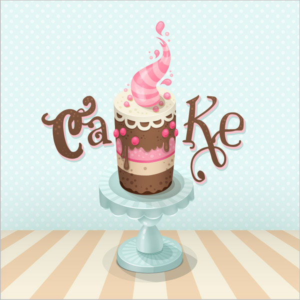 Create a Colorful Cake Illustration in Photoshop