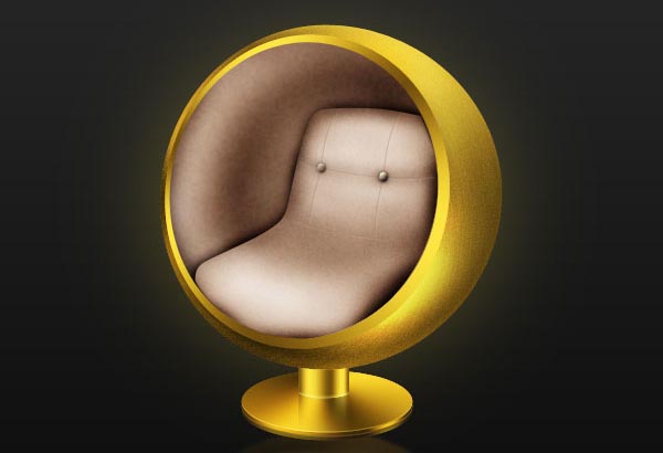 Create an Iconic Retro-Modern Ball Chair in Photoshop