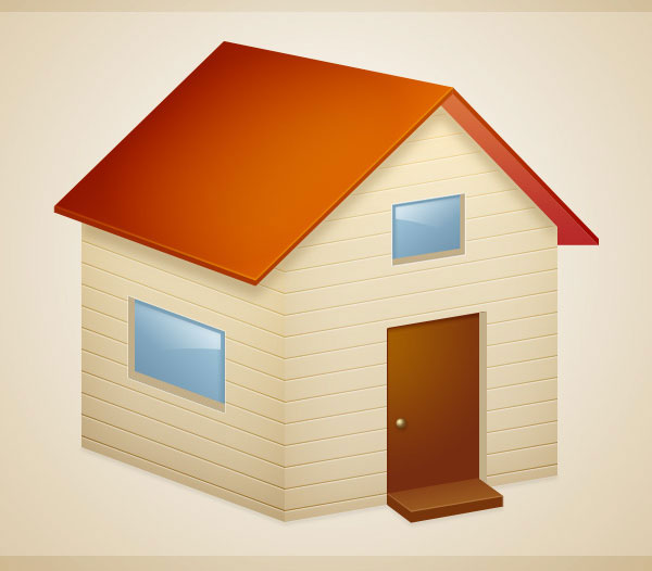 How to Create a 3D House Icon with Photoshop