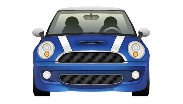 How To Design A Detailed Mini Cooper Icon In Photoshop