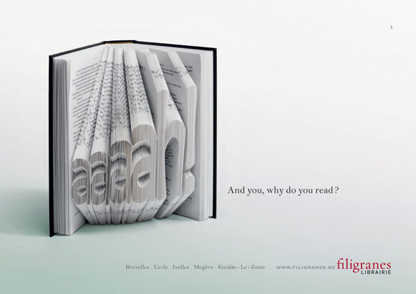 And-you,-why-do-you-read Advertisement Ideas: 500 Creative And Cool Advertisements