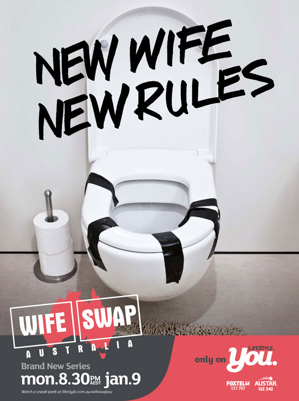 NEW-WIFE-NEW-RULES Advertisement Ideas: 500 Creative And Cool Advertisements