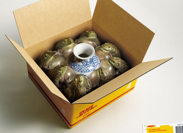 dhl_frogs Advertisement Ideas: 500 Creative And Cool Advertisements