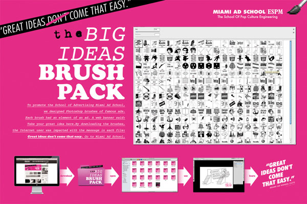 The-Big-Ideas-Brush-Pack Advertisement Ideas: 500 Creative And Cool Advertisements