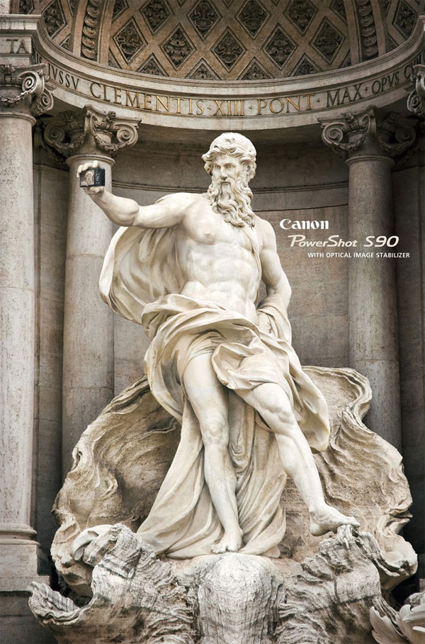 Canon-PowerShot-S90---With-optical-image-stabilizer Advertisement Ideas: 500 Creative And Cool Advertisements