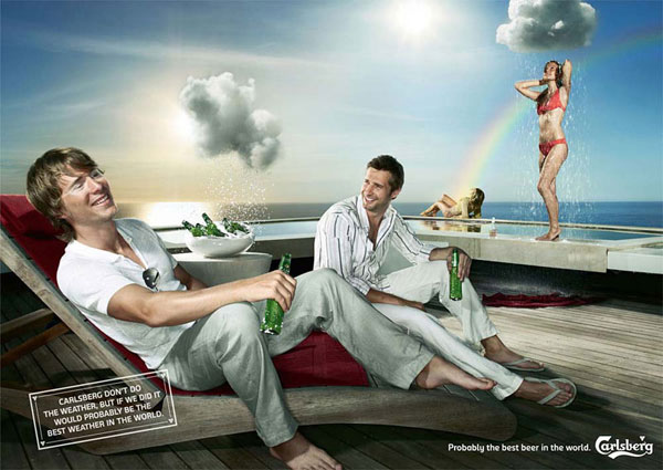 Carlsberg-Weather Advertisement Ideas: 500 Creative And Cool Advertisements