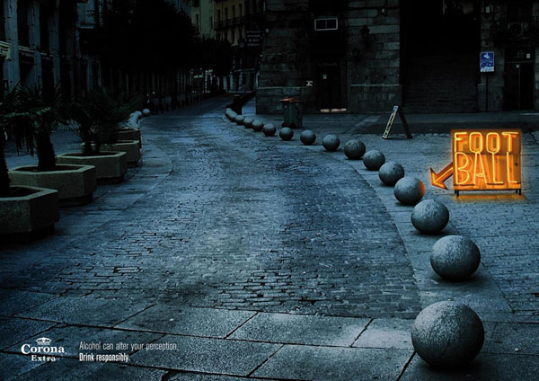 Corona-Extra---Drink-responsibly Advertisement Ideas: 500 Creative And Cool Advertisements