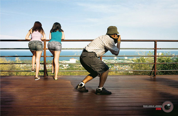 Omax-Wide-Angle-Lenses Advertisement Ideas: 500 Creative And Cool Advertisements