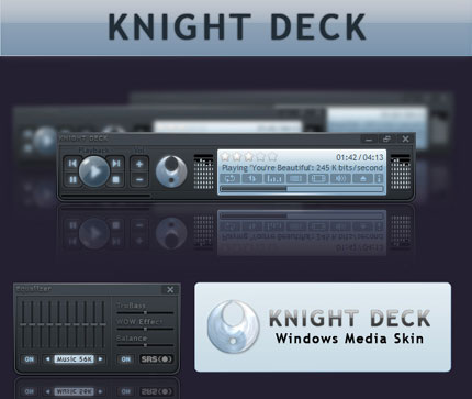 Knight Deck Media Windows Media Player skin