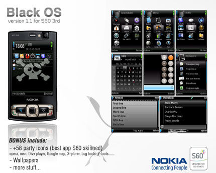 Black.OS v1.4 DejSoft Los mejores Temas para Nokia