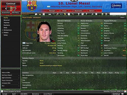 Football Manager 2009 Patch Review