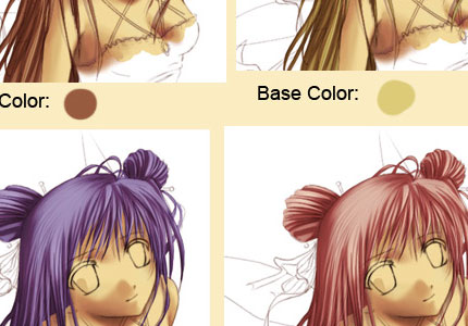 anime hair color. ramyhair Drawing anime: big