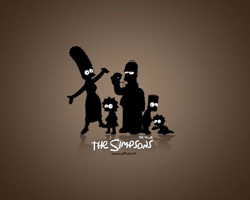 the simpsons wallpaper. the simpsons vector wallpaper
