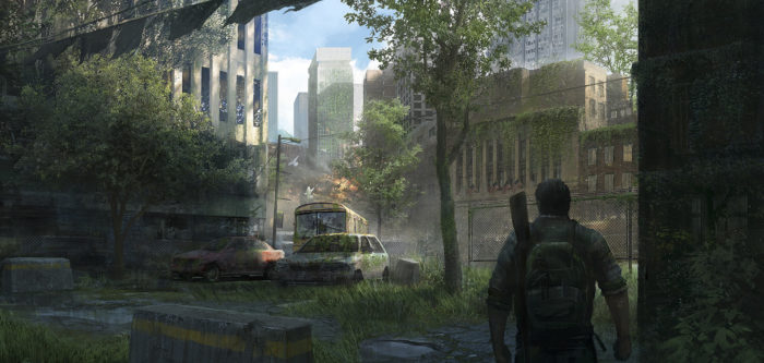 The Last of Us concept art of the post-apocalyptic world
