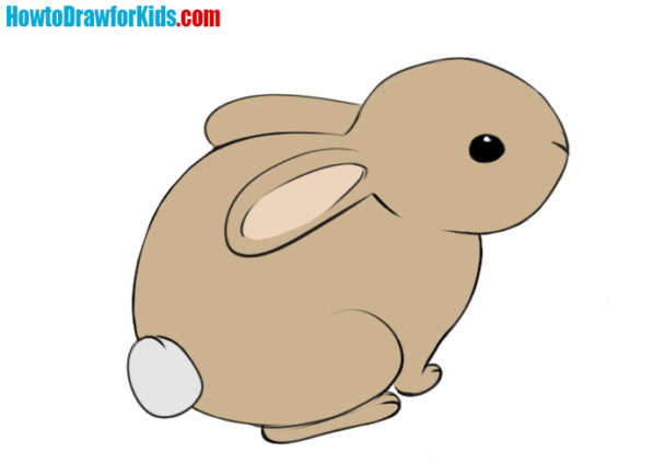 How to draw a rabbit (bunny) easily [Tutorials for beginners]