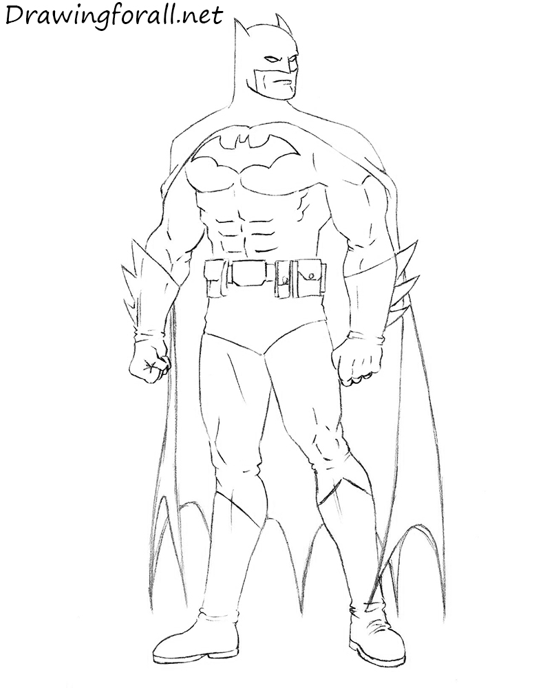 Easy Drawing  Batman  45min  Facebook
