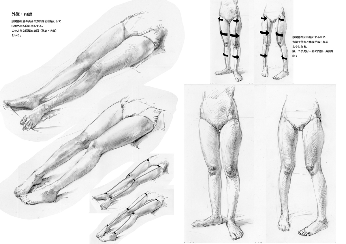 26126692_p0_master1200 How to draw legs, realistically drawn male and female legs