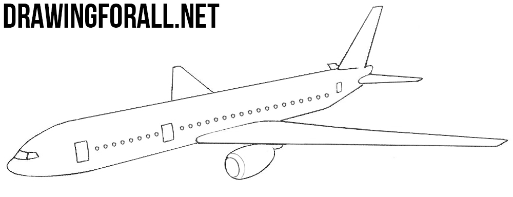 7-How-to-Draw-a-Plane How to draw an airplane (Quick tutorials you can try)