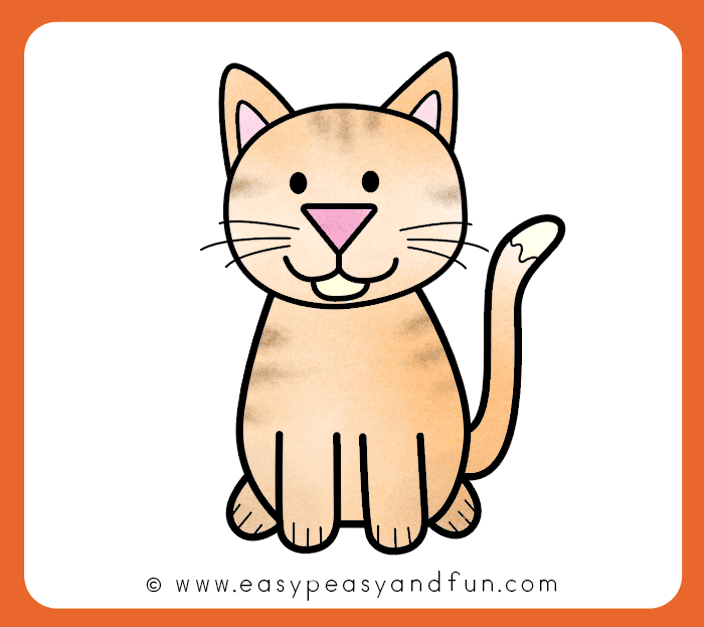 Color-your-cat-drawing - Artly