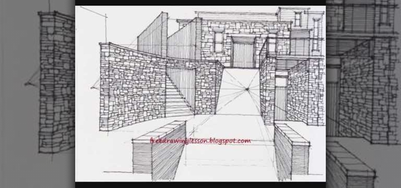 How to Draw a Building in 2-Point Perspective: Step by Steps 