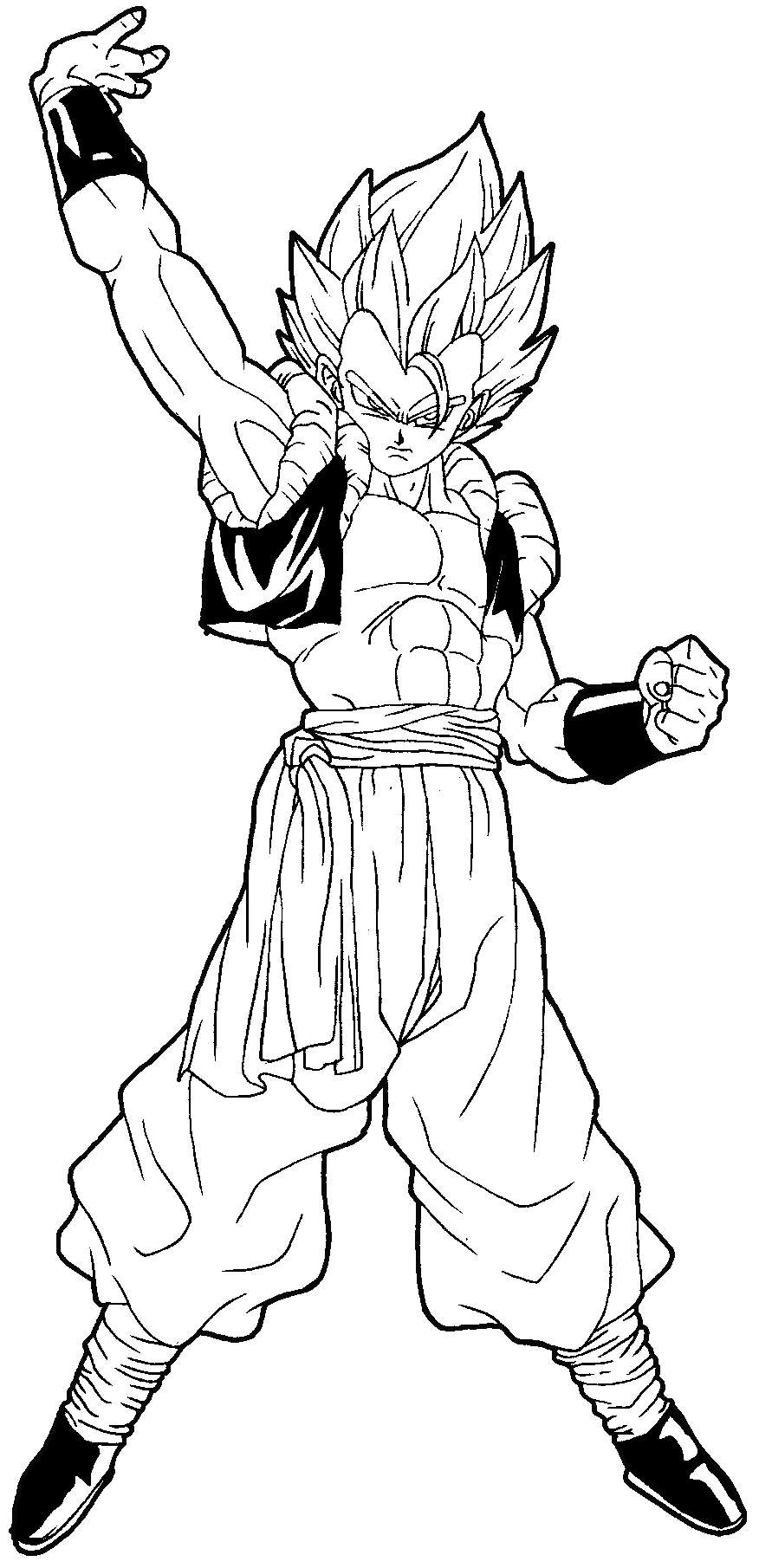 gogeta_12 How to draw Goku in a few quick steps (Easy drawing tutorials)