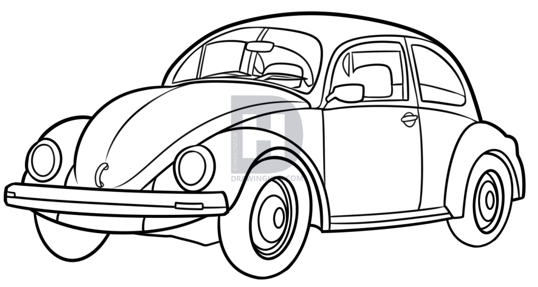Easy Car Drawing Ideas » How to draw a Car Step by Step