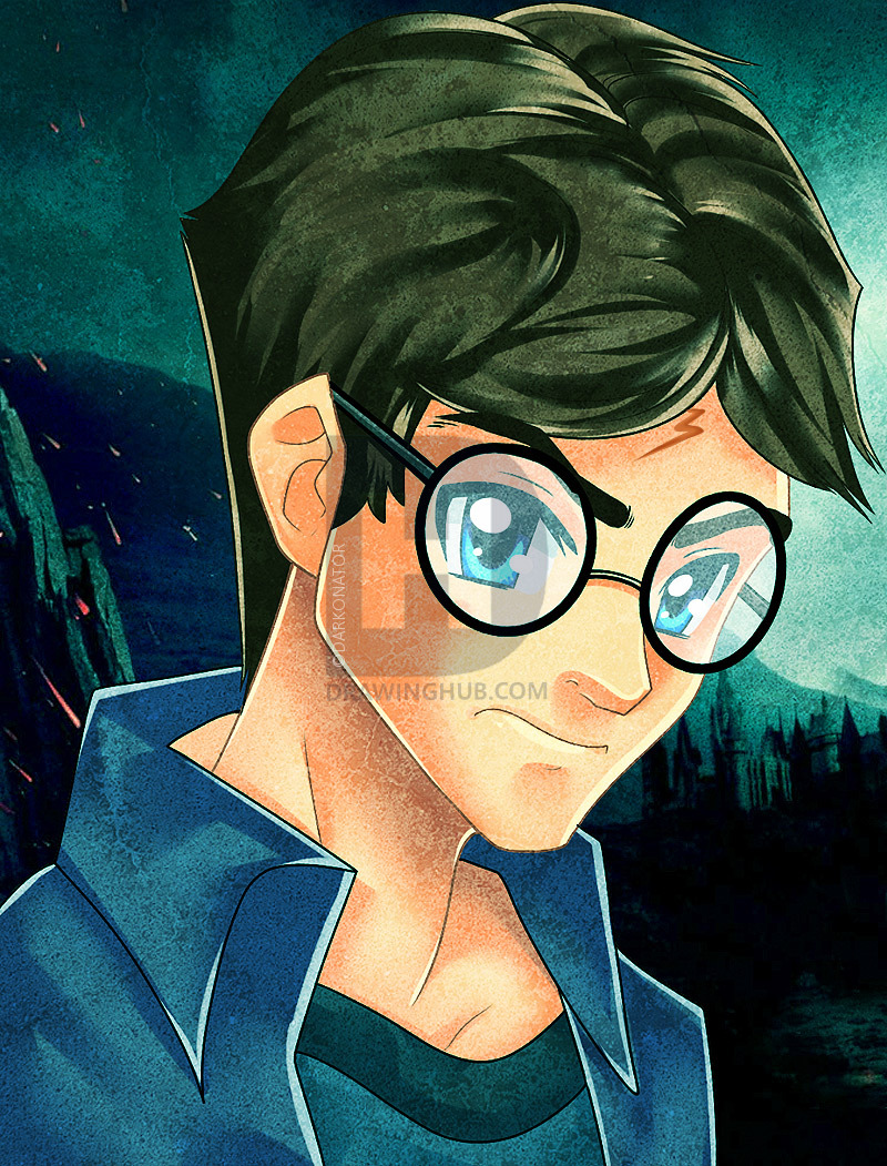 how-to-draw-anime-harry-potter-harry-potter_5afe1f77c70bb4.57826387_7325_6_4 How to draw Harry Potter characters (Drawing ideas and tutorials)