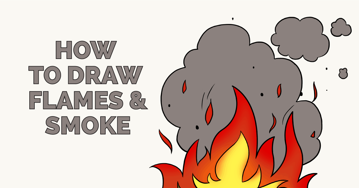 fire and smoke drawing