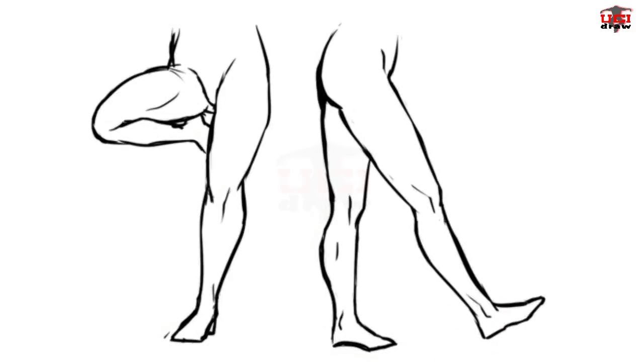 maxresdefault-3-24 How to draw legs, realistically drawn male and female legs