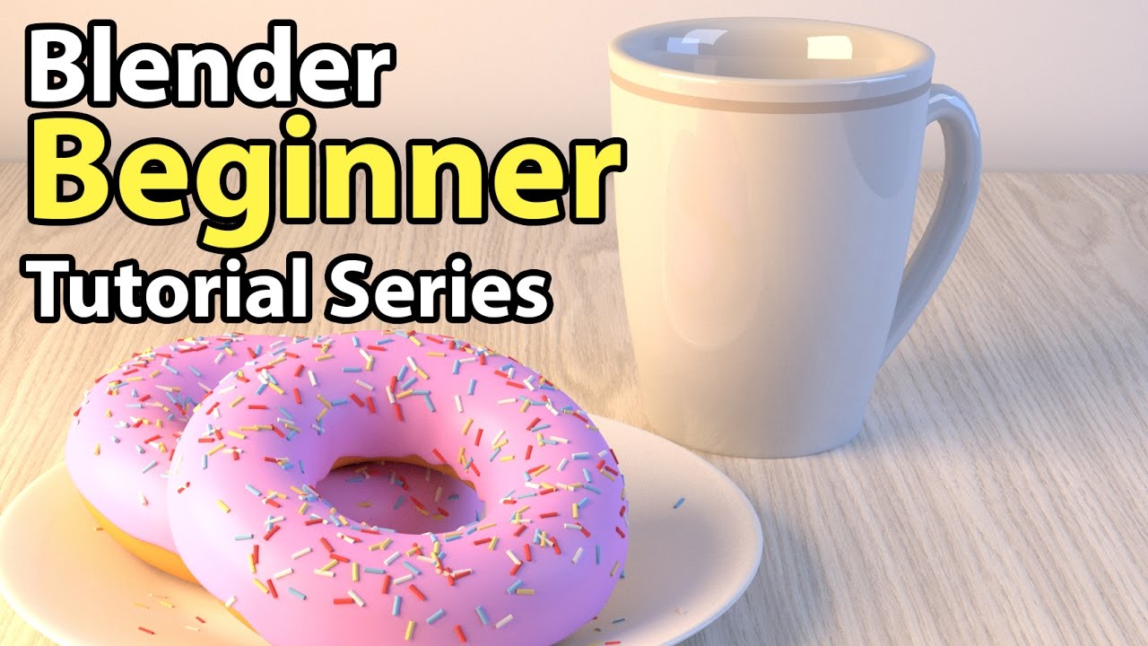 Blender Guru produces one of the best Blender tutorials for beginners out t...