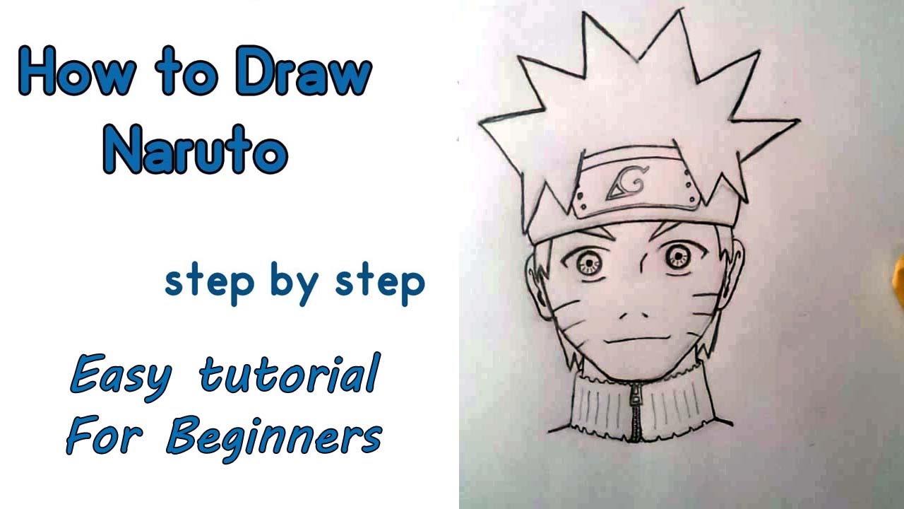 How to Draw Naruto (Young) Smile Step by Step  Naruto drawings, Anime  drawings for beginners, Drawings
