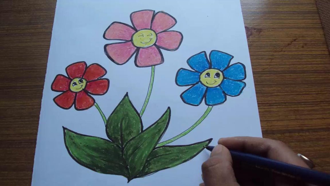 How to draw a flower with these easy step by step tutorials for kids