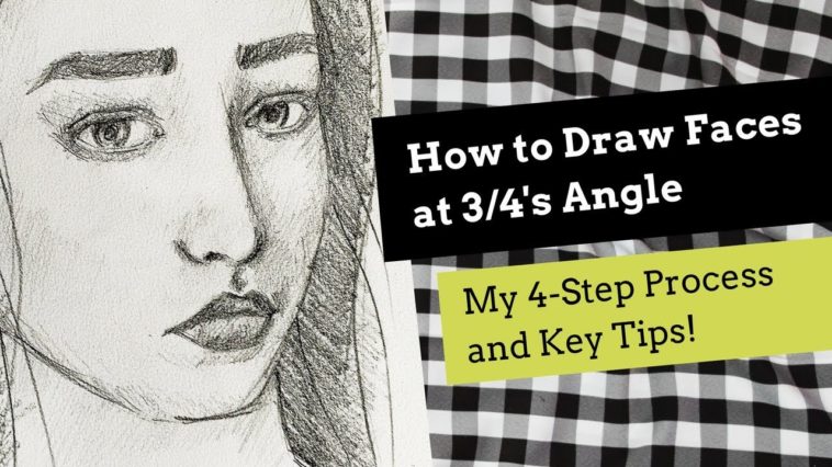 How to draw heads and faces at different angles