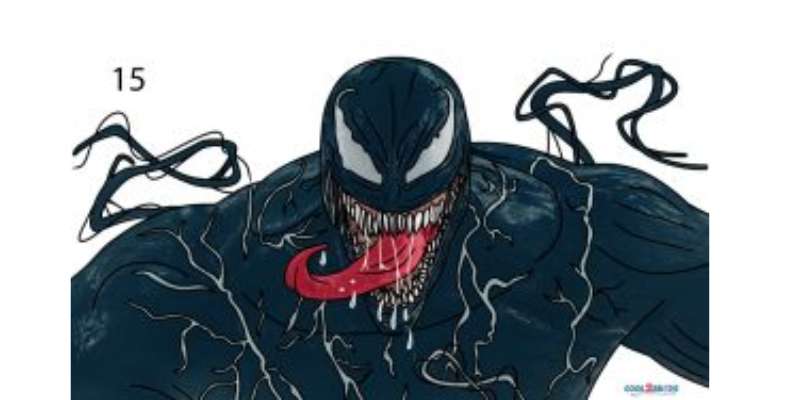 how to draw venom
