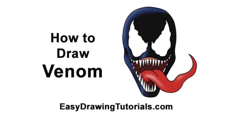 how to draw venom