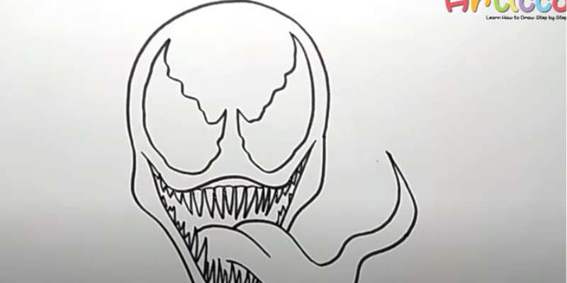 how to draw venom