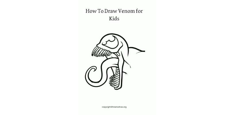 how to draw venom