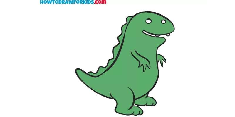 how to draw godzilla