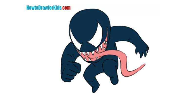 how to draw venom