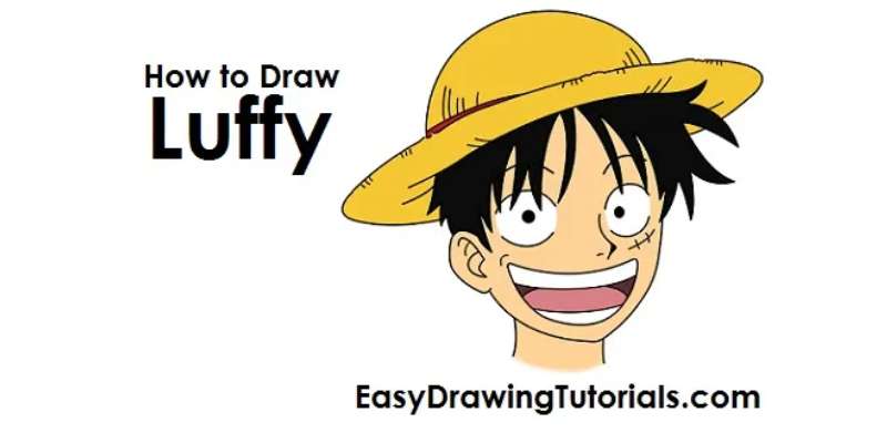 how to draw luffy