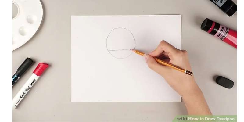 how to draw deadpool