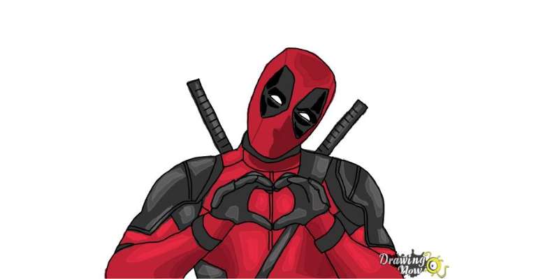 How to Draw Deadpool (Step by Step Pictures)