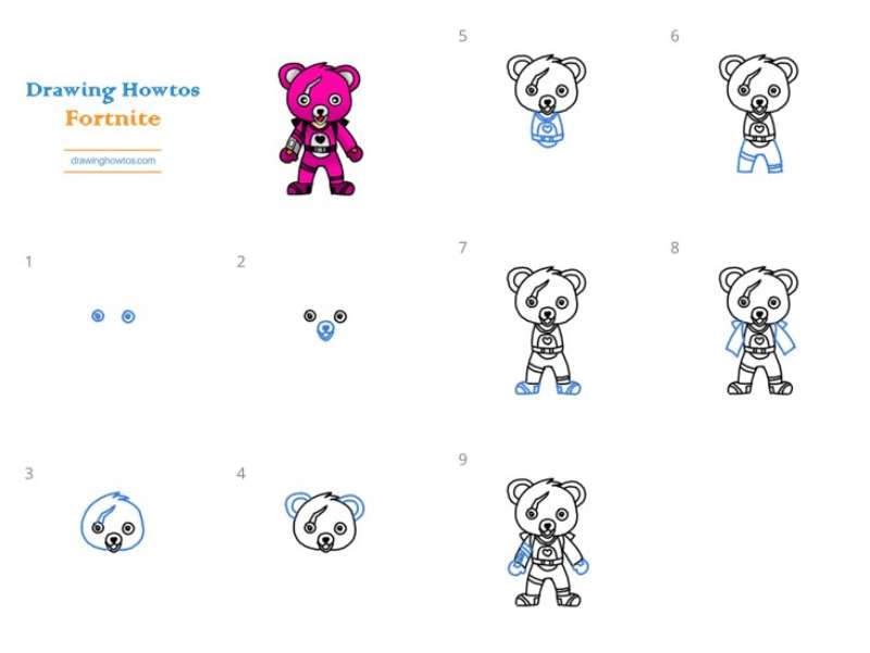 how to draw fortnite characters