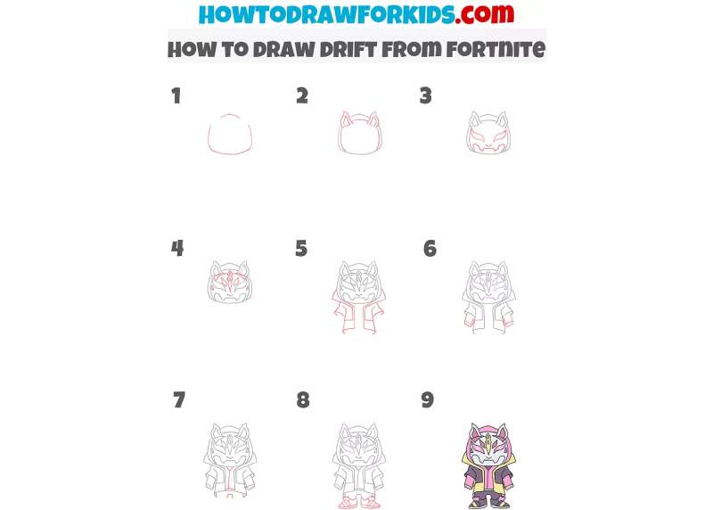 how to draw fortnite characters