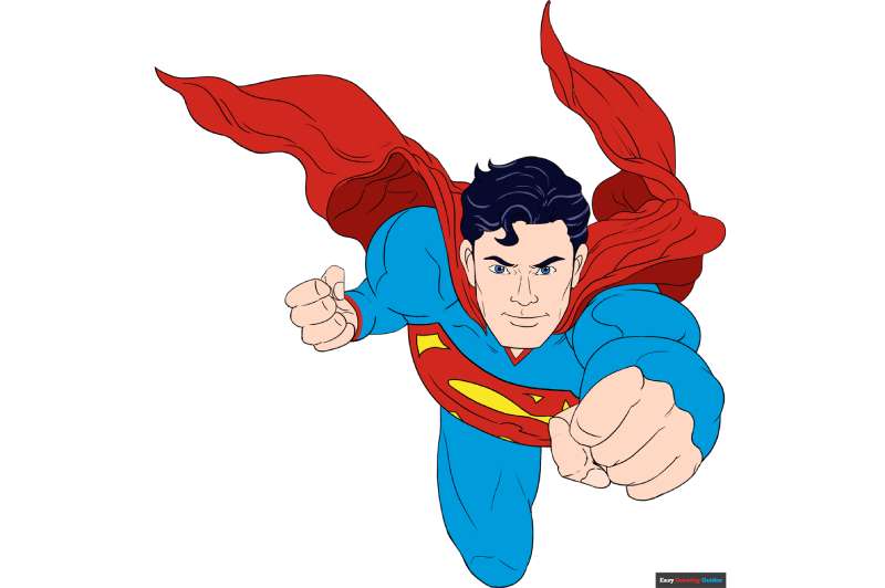 how to draw superman