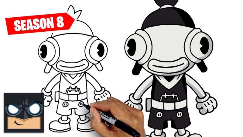 how to draw fortnite characters