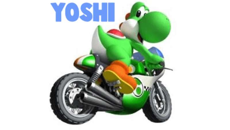 How-To-Draw-Yoshi-On-Motorcycle-From-Wii-Mario-Kart-1 How To Draw Yoshi: 24 Easy To Follow Tutorials