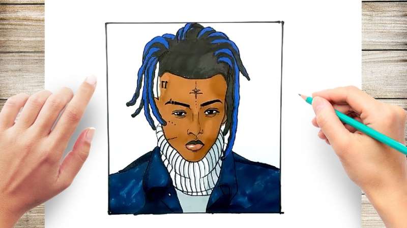 how to draw XXXtentacion